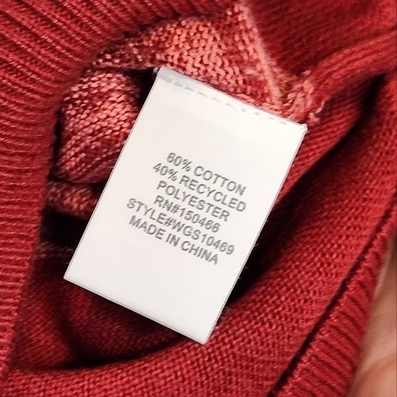 Market & Spruce Wide Striped Crew Neck Sweater Size Small - Picture 5 of 9